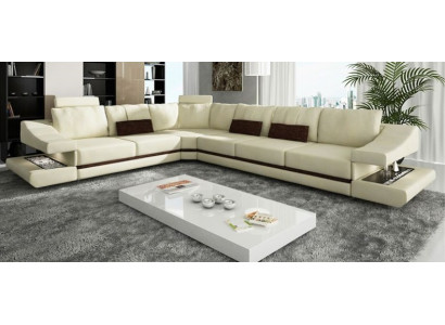 Design Wohnlandschaft Ecksofa Textil Leder Neu Sofas L Form Sofa Couch Polster