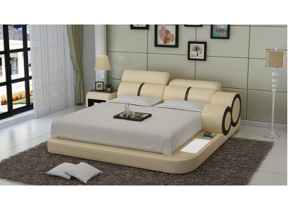 Wasserbett Hotel Doppel Bett Betten Komplett Lederbett Polsterbett Wasser