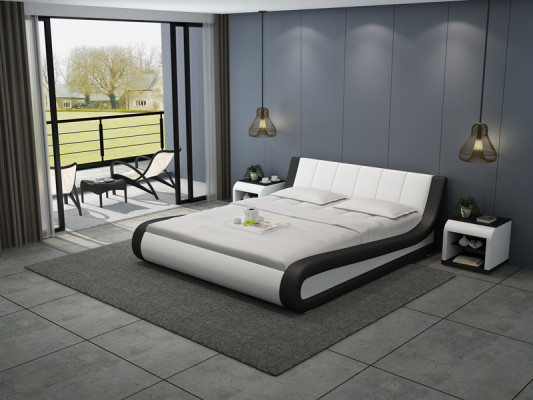 Wasserbett Hotel Doppel Bett Betten Komplett Lederbett Polsterbett Wasser LB8829