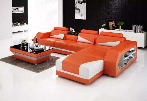 Design Sofa Ecksofa Sofas Couch Polster Eckgarnitur Eckcouch Sitzgarnituren 2tlg