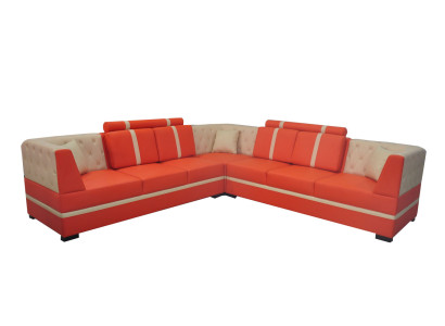 Eck Sofa Couch Polster Ecke Wohn Zimmer Landschaft Designer Deko Couchen