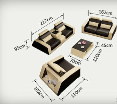 Polster Sofa Couchen Sofas Couch Garnitur Design Garnituren 3+2+1 Sessel