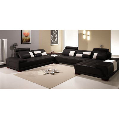 Sofa mit USB,Couch Polster Garnitur XXL Big Eck SofasWohnlandschaft Ecksofa Neu
