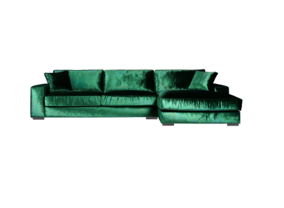 Grün Ecksofa Sofa Stoff Wohnzimmer Design Couchen Polster Sofas Big Samt Neu