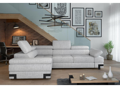 Ecksofa L-Form Couch Wohnlandschaft Garnitur Design Modern Sofa Stoff Textil Neu