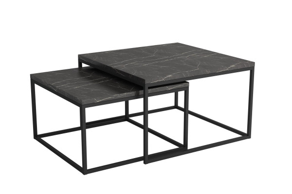 Designer Set 2x Couchtisch Kaffeetisch Beistelltisch Wohnzimmertisch