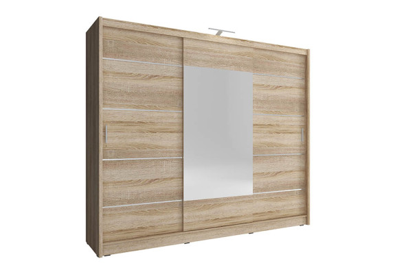 Spiegel Schrank Schlafzimmer Schwebe 250cm Kleider Schränke Schiebetüren