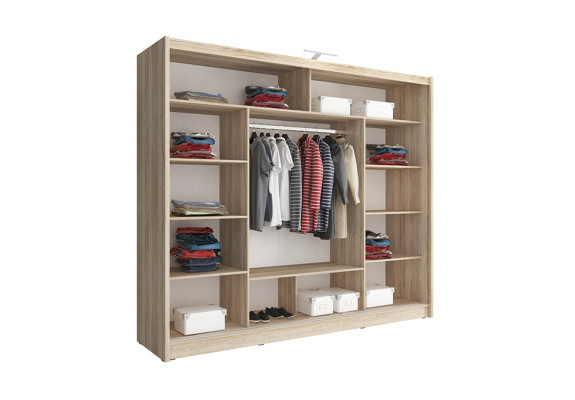 Spiegel Schrank Schlafzimmer Schwebe 250cm Kleider Schränke Schiebetüren