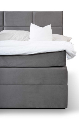 Doppel Bett Gepolsterte Betten Stoffbett Design Luxus Möbel 180x200 Bettrahmen