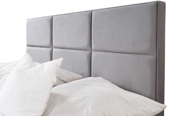 Doppel Bett Gepolsterte Betten Stoffbett Design Luxus Möbel 180x200 Bettrahmen