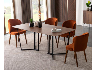 Edelstahl Esstisch Esszimmer Wohnzimmer Moderne Tische Design Metall neu