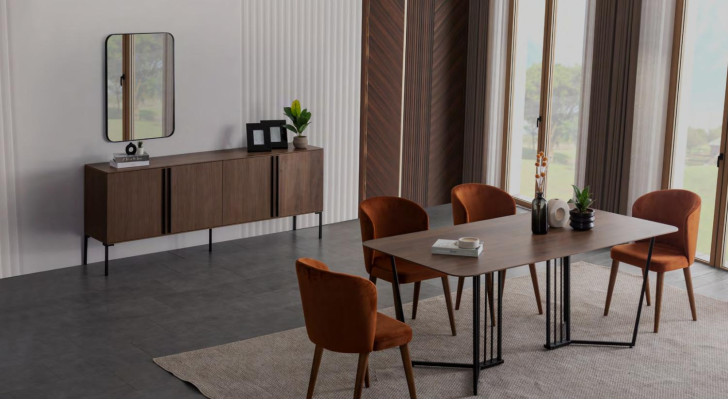 Edelstahl Esstisch Esszimmer Wohnzimmer Moderne Tische Design Metall neu