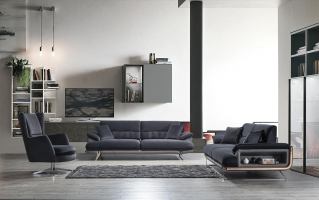 Sofagarnitur Wohnzimmer 2x Sofa Dreisitzer Couch Polstermöbel Luxus Einrichtung