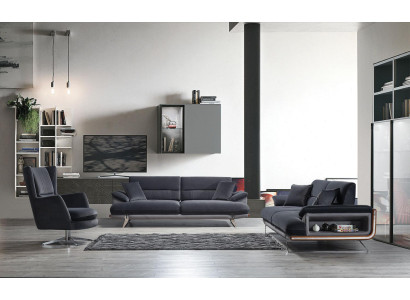 Sofagarnitur Wohnzimmer 2x Sofa Dreisitzer Couch Polstermöbel Luxus Einrichtung