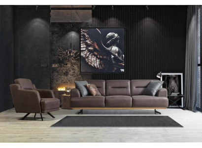 Luxus Einrichtung Polster Sitz Sessel Wohnzimmer Möbel Sofa Couch Dreisitzer
