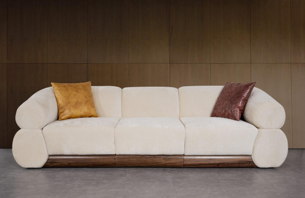 Sofa Viersitzer Luxus Design Sofas Möbel Wohnzimmer Couch Polster
