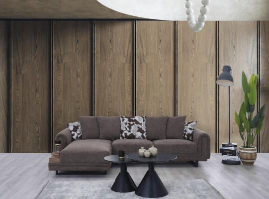 Grau Sofa L-Form Wohnzimmer Polstermöbel Ecksofa Modern Einrichtung