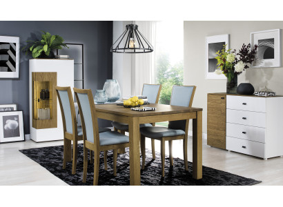 Set 6x Stuhle Luxus Design Polster Massiv Holz Büro Office Esszimmer Stühl Sitz