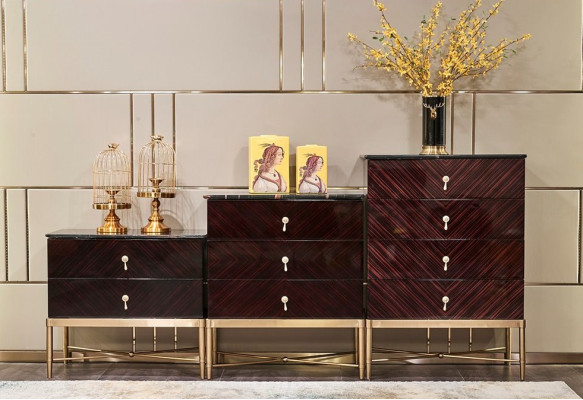 Kommode Schrank Hochschrank Design Kommoden Schränke Tisch Hochglanz Möbel Neu