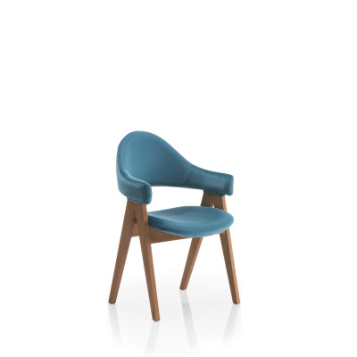 Set 4x Stuh Luxus Design Polster Massiv Holz Stühle Sitz Büro Office Esszimmer