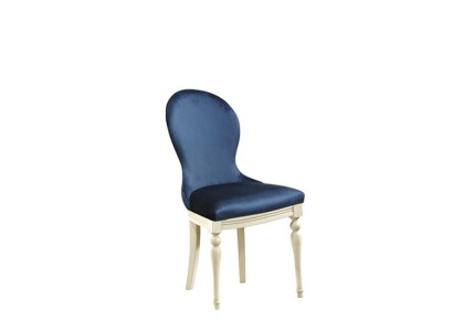Stuhl 1x Luxus Design Polster Designer Stühle Sitz Büro Esszimmer Holz Sessel