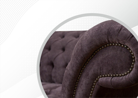 xxl Big Sofa Couch Chesterfield 265cm Polster Sofas 4 Sitzer Leder