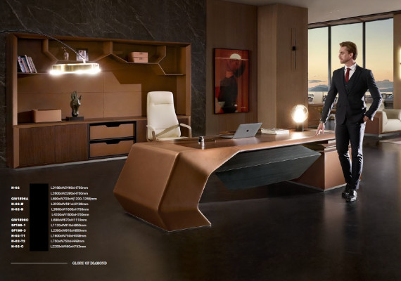 Designer Büro Arbeit Zimmer Set Regal Tisch Schrank Komplett Set Möbel
