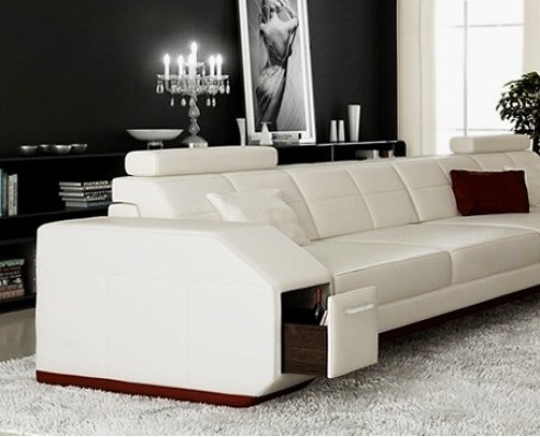 Ecksofa Sofa Couch Polster Sitz Ecke Textil Stoff Wohnlandschaft Leder EbernW