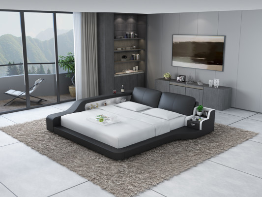 Designer Bett Polsterbett Luxusbett Doppelbett Ehebett Betten 140/160/180 cm