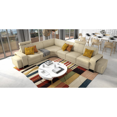 Eleganz für Ihr Zuhause Neues L-Form Ecksofa in modernem Beige