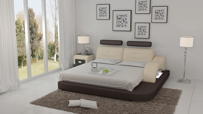 Designer Bett Polsterbett Luxusbett Doppelbett Ehebett Betten 140/160/180 cm