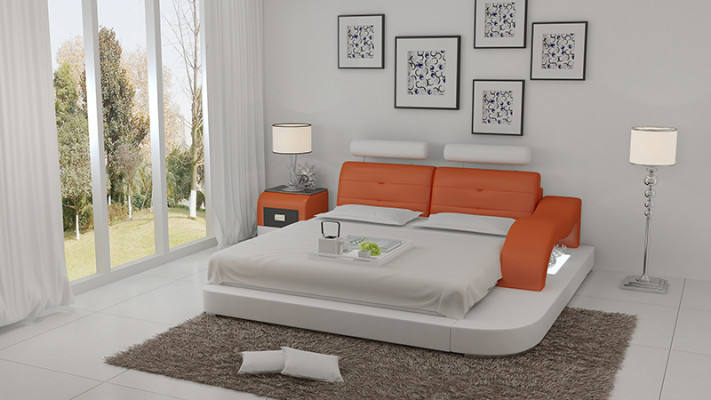 Designer Bett Polsterbett Luxusbett Doppelbett Ehebett Betten 140/160/180 cm
