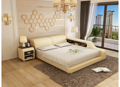 Designer Bett Polsterbett Luxusbett Doppelbett Ehebett Betten 140/160/180 cm
