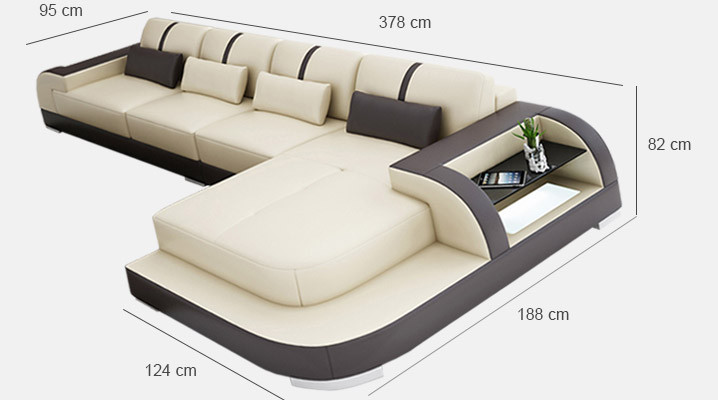 Eleganz trifft Komfort ultimative L-förmige Sofa für Ihr modernes Wohnzimmer