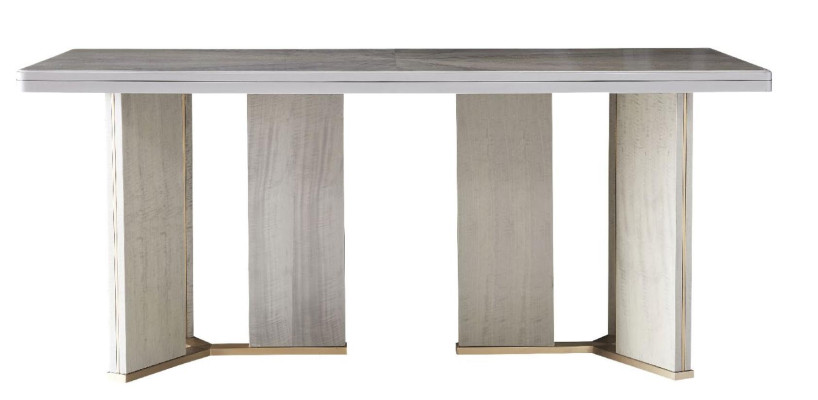 Luxus Möbel Esstisch Tisch Esszimmer Wohnzimmer Marmor Holz Design