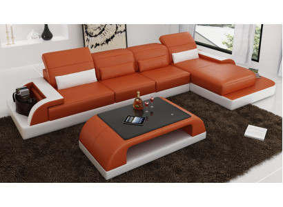 Elegantes Luxus-Design L-förmiges Ecksofa für zeitgemäße Wohnkultur