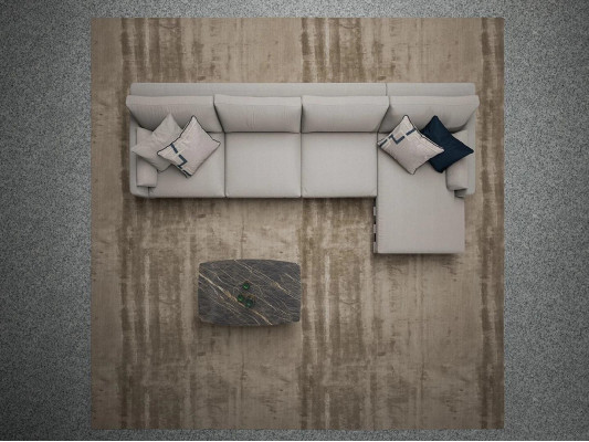 Wohnzimmer Polster Textil Polstersofa L-Form Einrichtung Luxus Designer Möbel