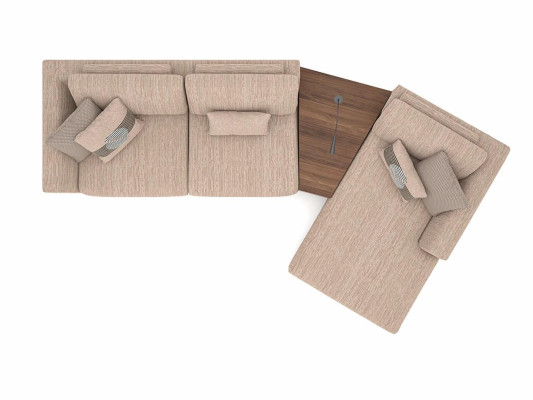 Designer Beige Sofas L-Form Polstermöbel Ecksofa Neu Luxus Sessel Wohnzimmer