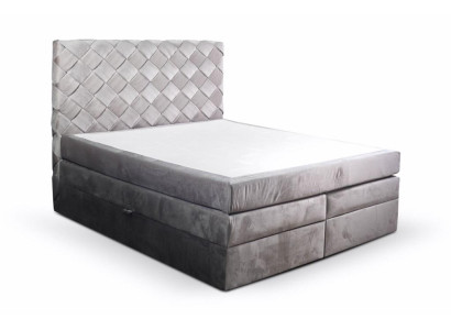 Boxspring Bett mit Bettkasten Matratze Betten Chesterfield Schlafzimmer