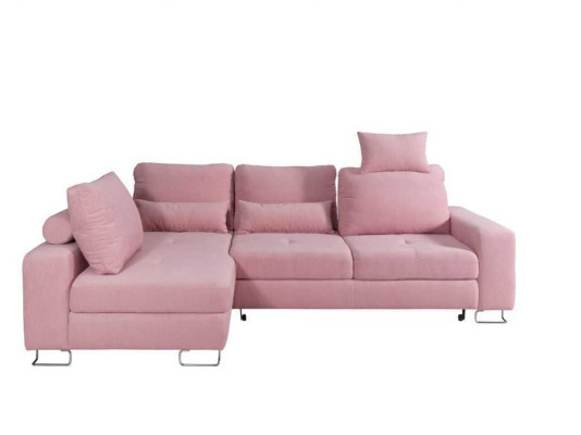 Ecksofa Wohnlandschaft Polster mit Bettfunktion Sofa Ecksofa Couch Ecke Garnitur