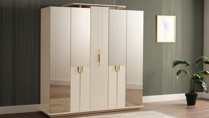 Kleiderschrank Holzschrank Schrank Schlafzimmer Luxus Schränke Neu