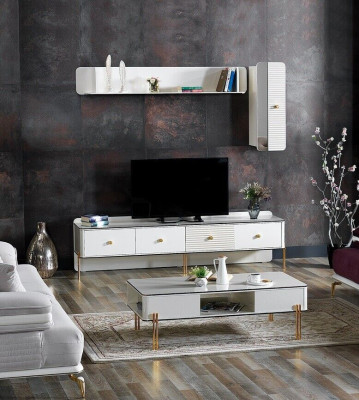Modern rtv Regal Sideboard rtv Kommode Lowboard Fernseh Ständer Schrank Möbel