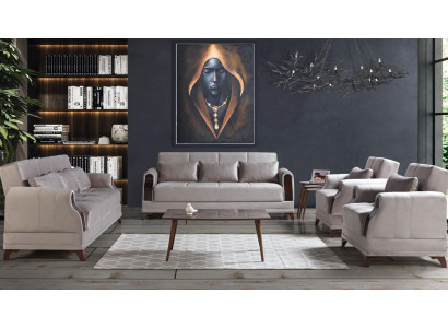 Sofagarnitur 3+2+1+1 Sitz Möbel Luxus Set Sofagarnitur Modern 4tlg Neu