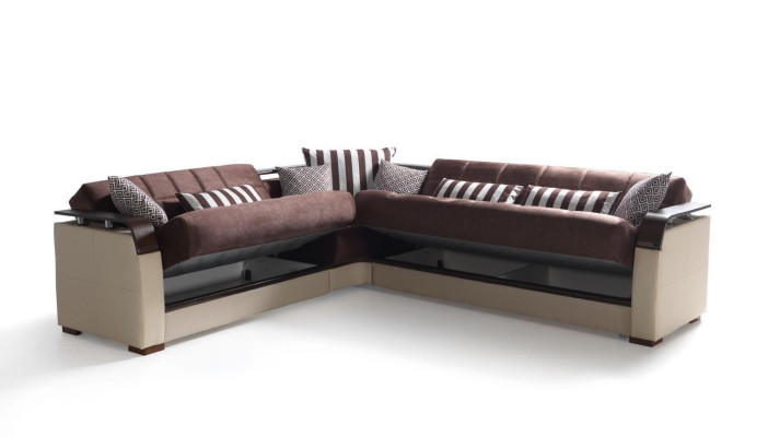 Ecksofa Wohnlandschaft Beige L-Form Sofa Wohnzimmer Ecksofas Luxus 315 x 245