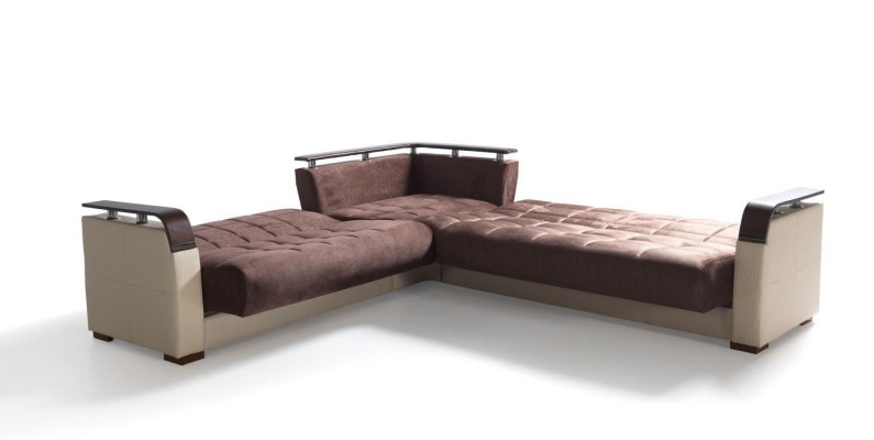Ecksofa Wohnlandschaft Beige L-Form Sofa Wohnzimmer Ecksofas Luxus 315 x 245
