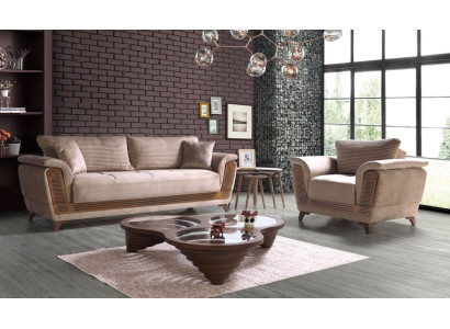 Sofagarnitur 3+1 Sitzer Sessel Garnitur Modern Relax Sessel Möbel Neu Luxus Neu
