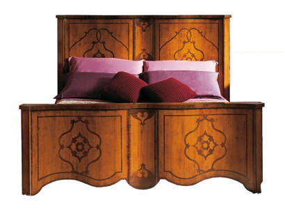 Bett Braun Schlafzimmer Möbel Holz Design 160x200cm Polster Hotelbetten Textil