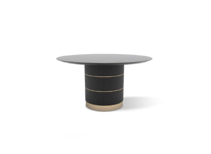 Tische Runder Esstisch Luxus Esszimmer Möbel Designer Tisch Metallfuß