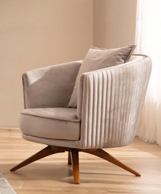 Sofa 3 Sitzer Elegantes Sessel Modern Luxus Design Holz Möbel Polster
