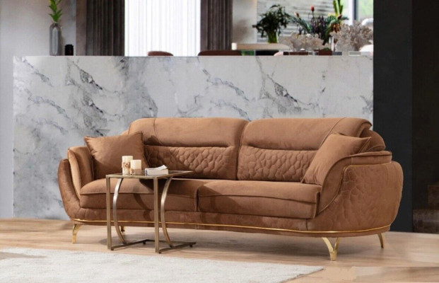Sofagarnitur 3 3 1 Sitzer Stoff Couchen Polster Garnitur Sofas Design